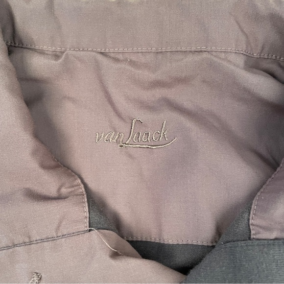 Van Laack Lufthansa First Class Men's 3/4 Button Long Sleeve Polo Shirt Medium - Picture 3 of 8